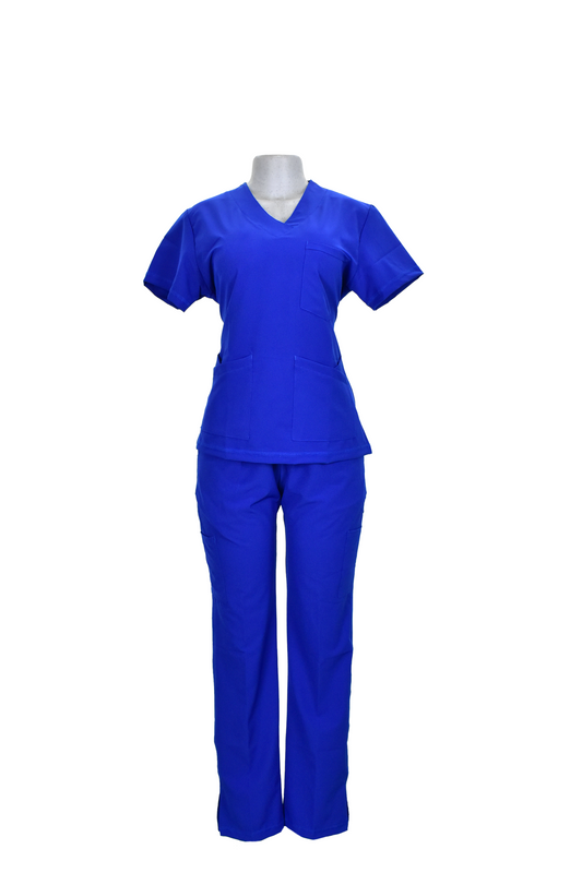 Uniforme Quirúrgico Dama M08 Azul Rey