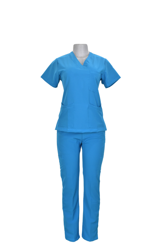 Uniforme Quirúrgico Dama M08 Azul Electrico