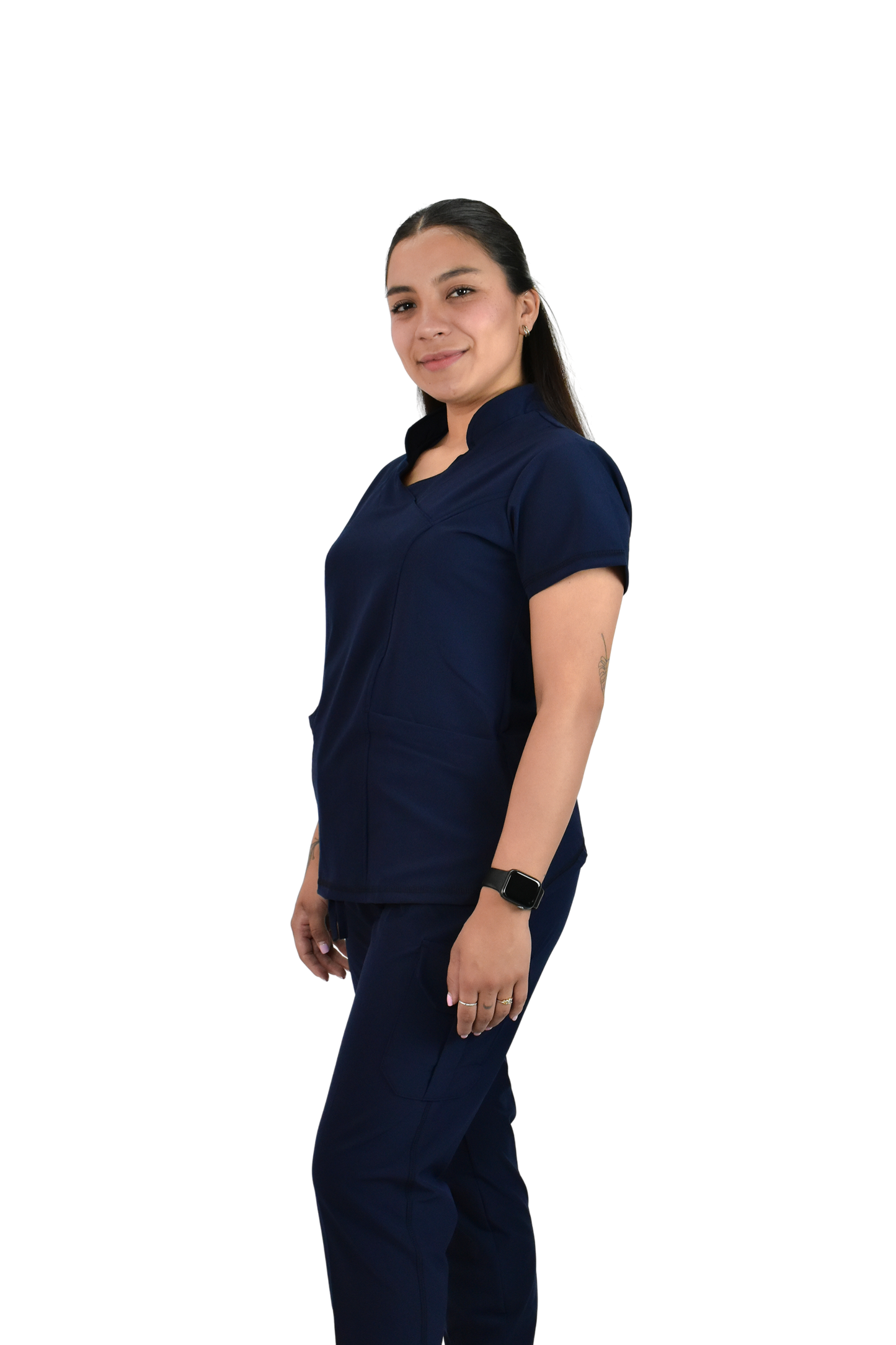 Uniforme Quirúrgico M06 Antifluido Stretch Azul Marino