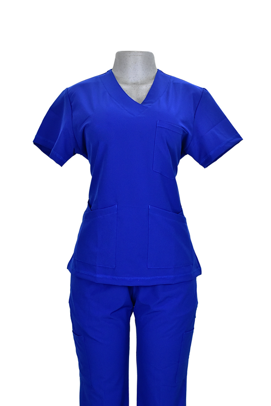 Uniforme Quirúrgico Dama M08 Azul Rey