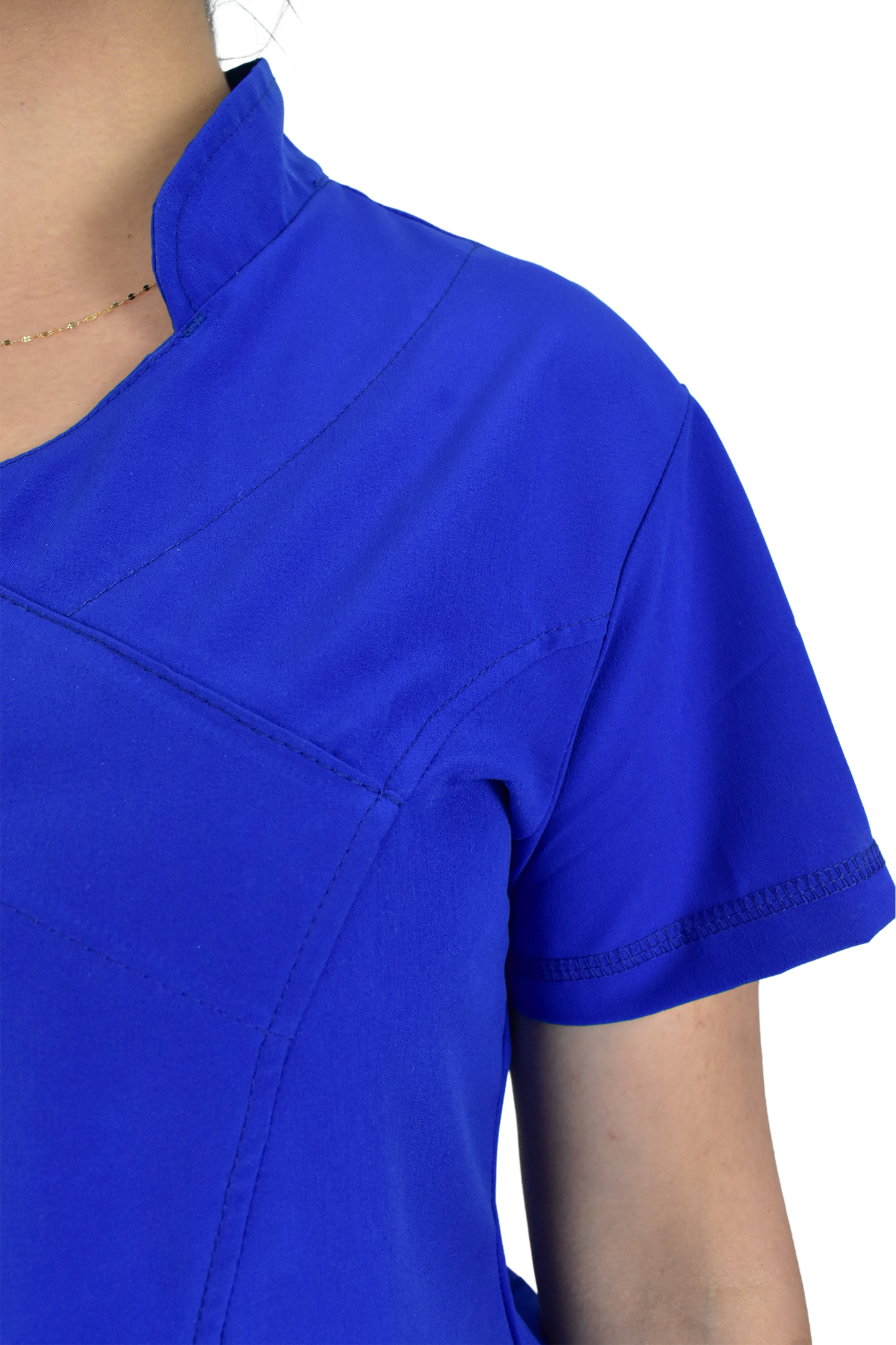 Uniforme Quirúrgico M06 Antifluido Stretch Azul Rey