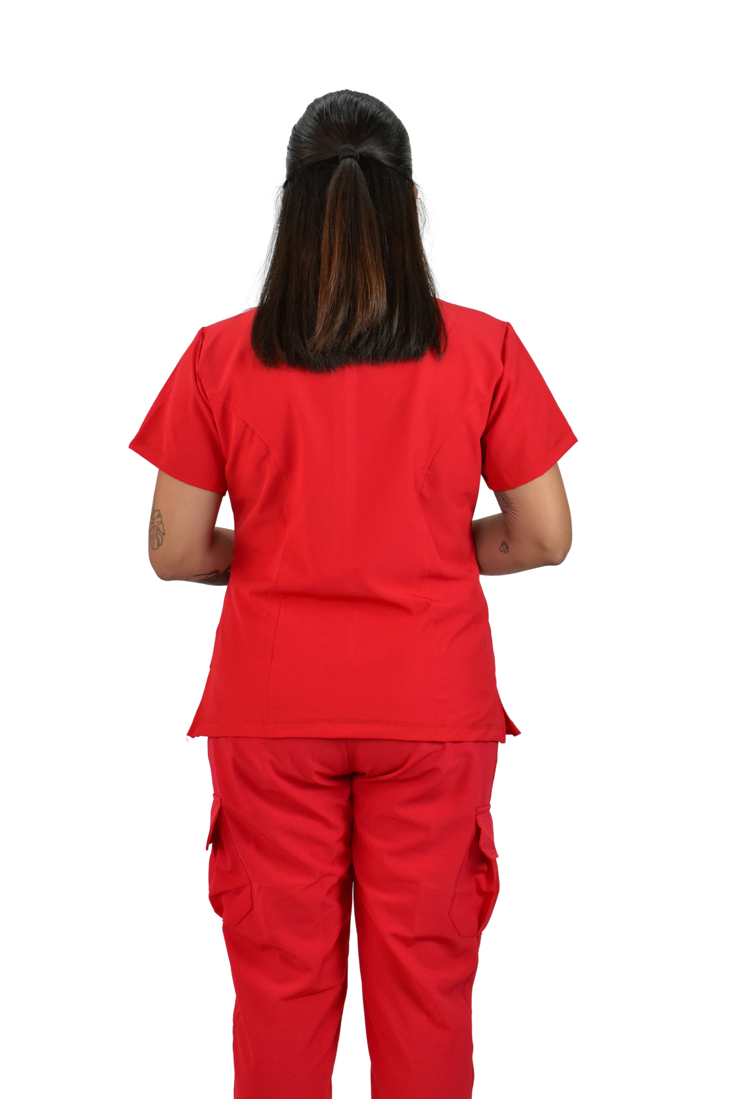 Uniforme Quirúrgico M06 Antifluido Stretch Rojo