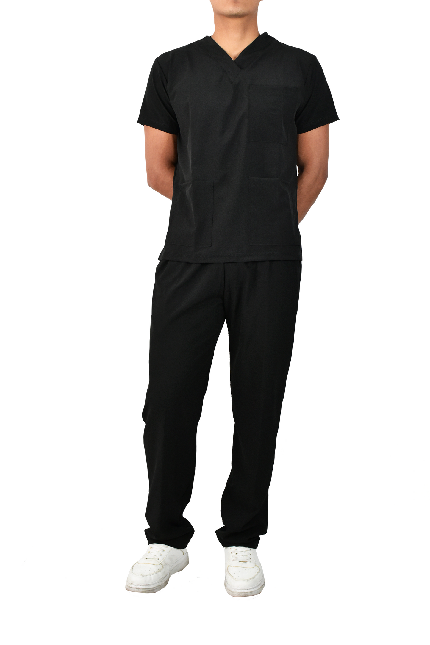 Uniforme Quirúrgico Caballero M04 Stretch Negro