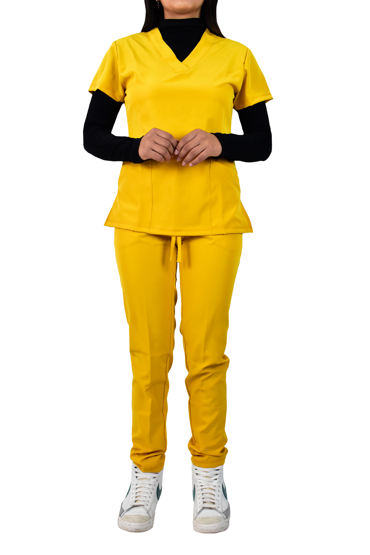 Uniforme Quirúrgico Dama M03 Stretch Mostaza