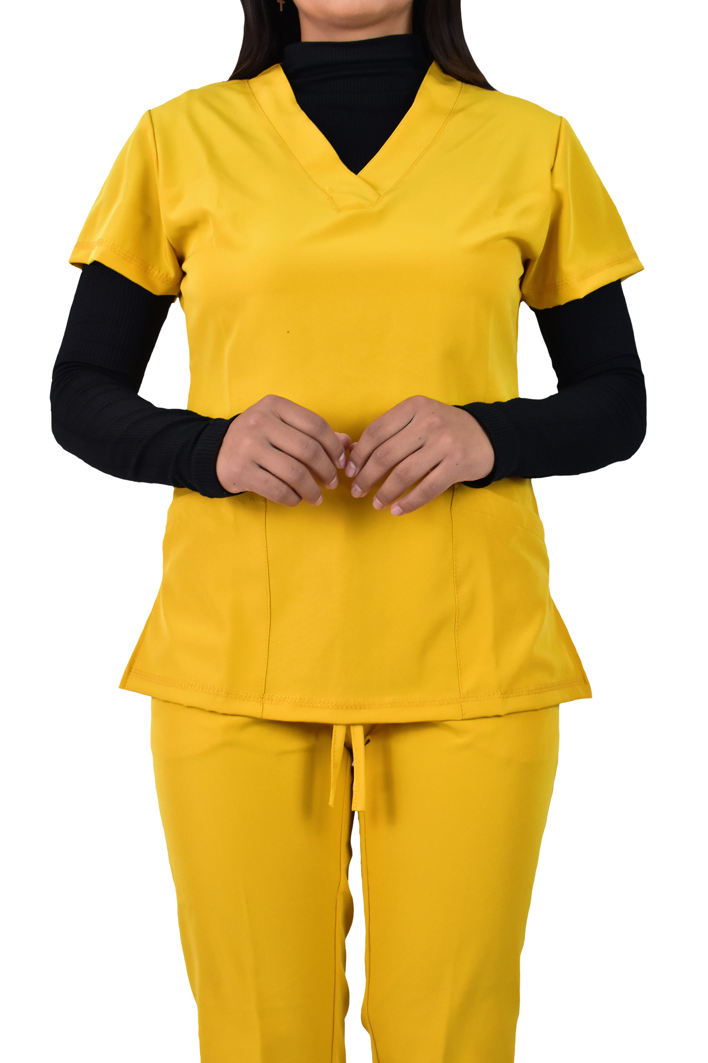 Uniforme Quirúrgico Dama M03 Stretch Mostaza