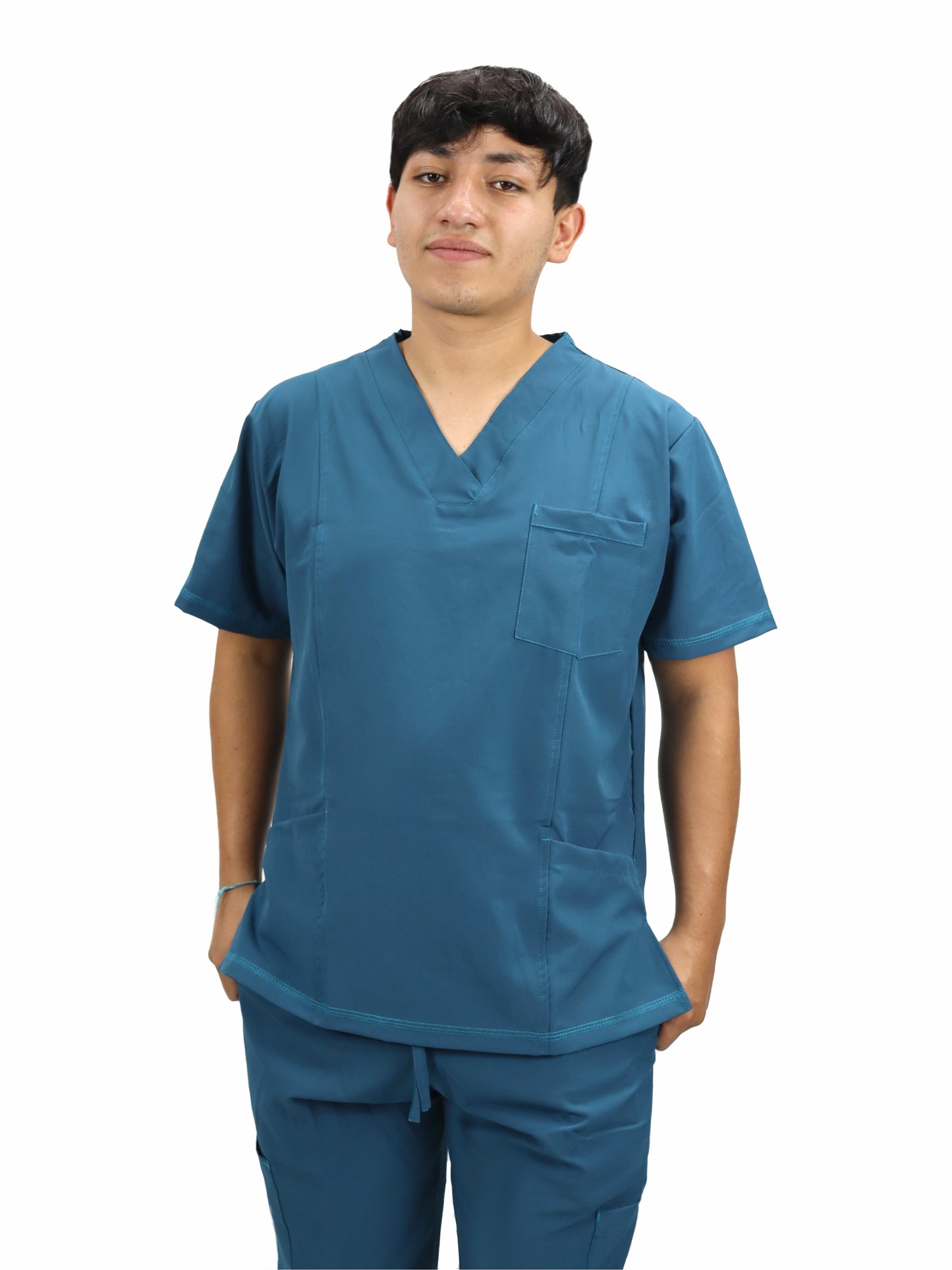 Uniforme Quirúrgico Caballero M07 Stretch Antifluido Petroleo