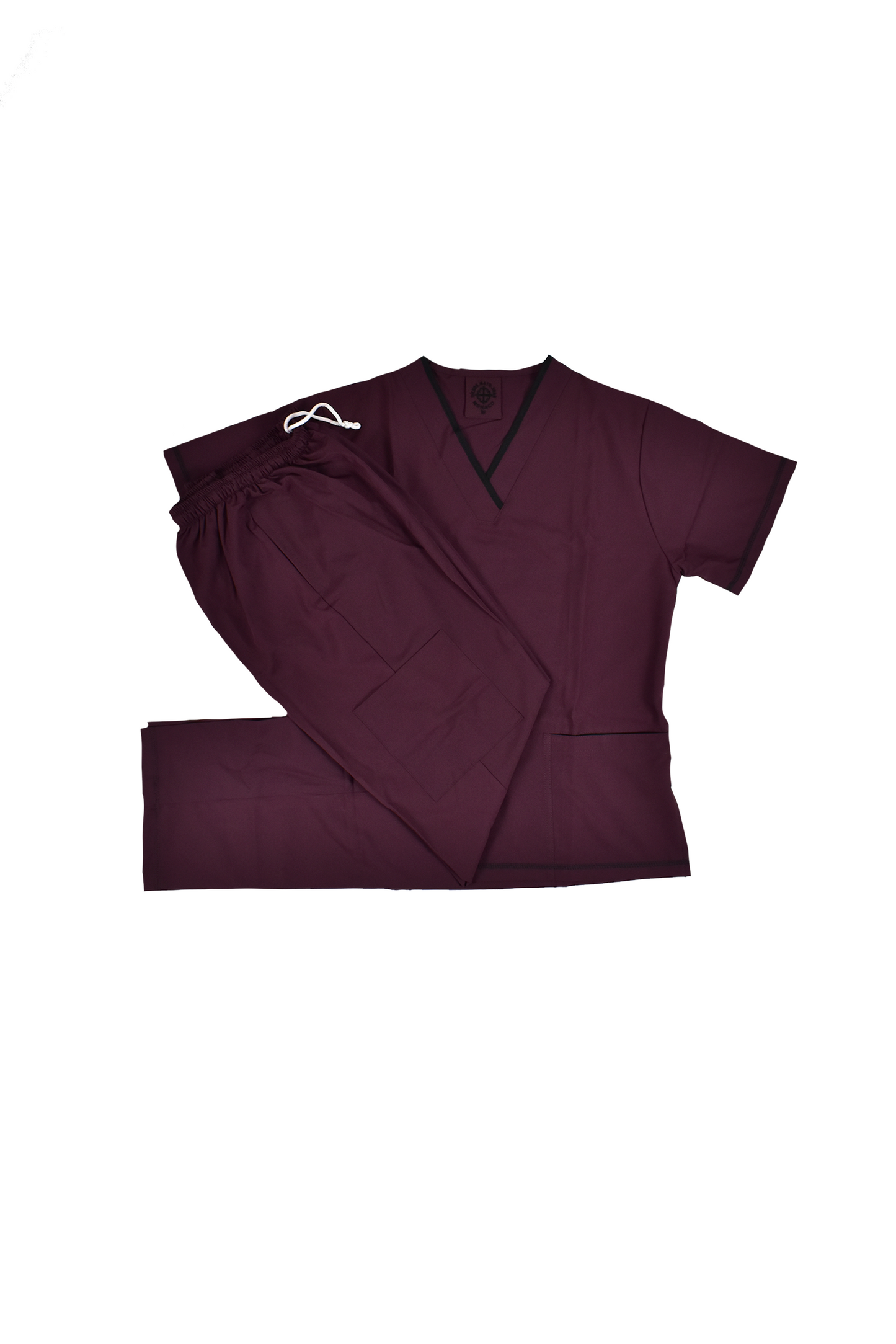 Uniforme Quirúrgico Antifluido Unisex Vino