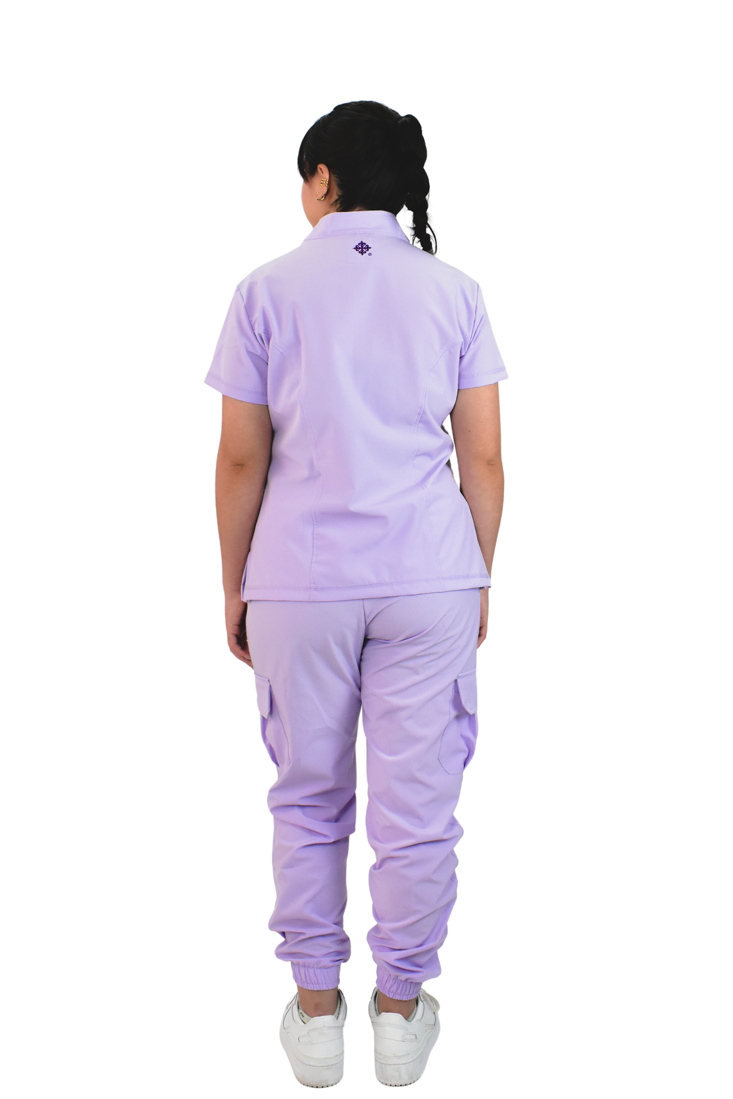 Uniforme Quirúrgico M06 Antifluido Stretch Lila