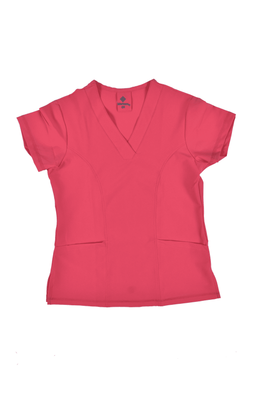 Uniforme Quirurgico Dama M05 Antifluido Stretch Coral