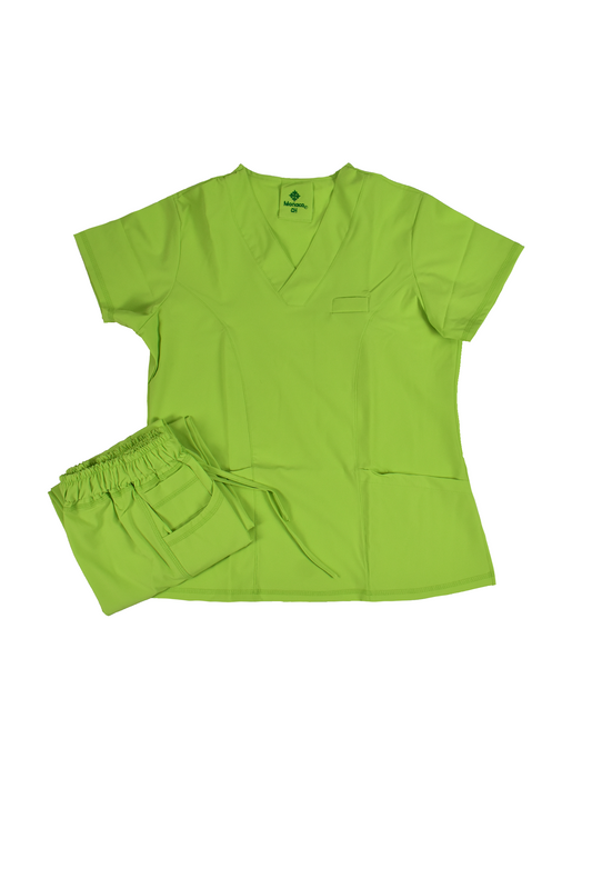 Uniforme Quirurgico M05 Antifluido Stretch Verde