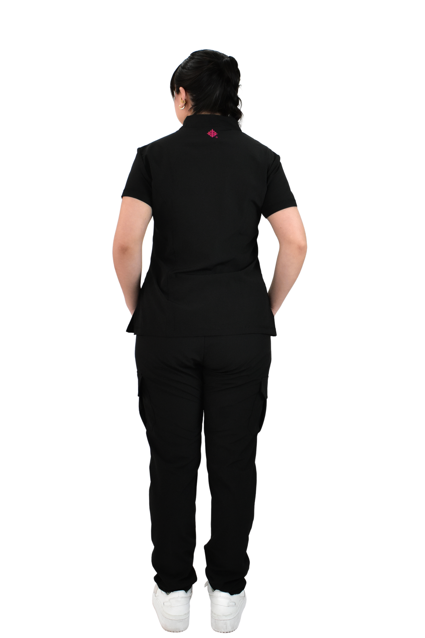 Uniforme Quirúrgico M06 Antifluido Stretch Negro