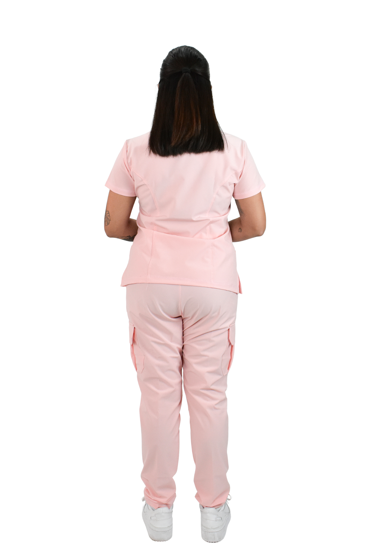 Uniforme Quirúrgico M06 Antifluido Stretch Palo de Rosa