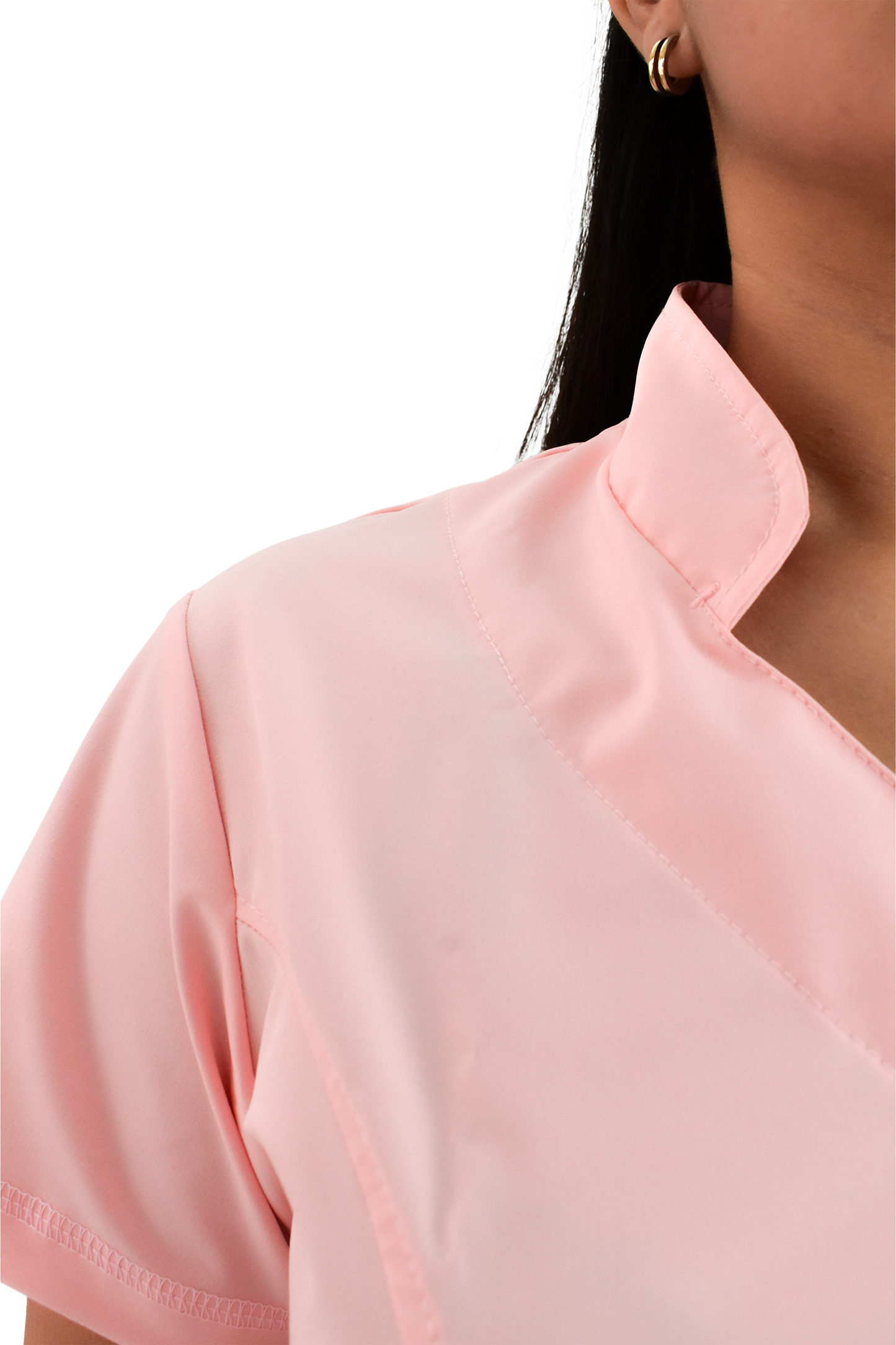 Uniforme Quirúrgico M06 Antifluido Stretch Palo de Rosa