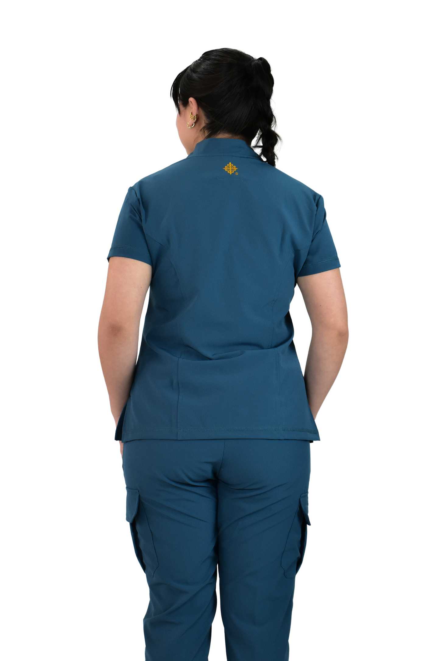 Uniforme Quirúrgico M06 Antifluido Stretch Petroleo