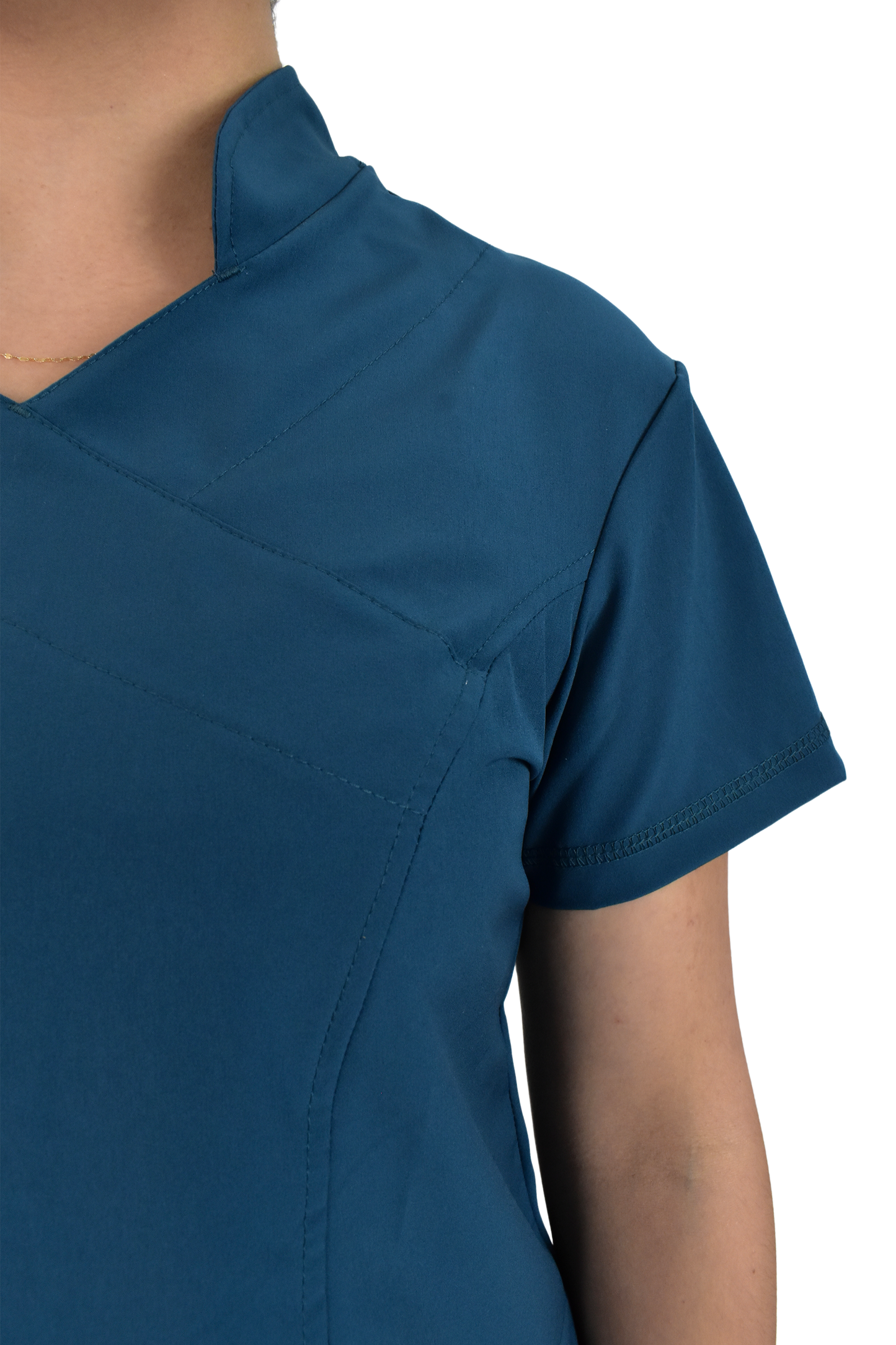 Uniforme Quirúrgico M06 Antifluido Stretch Petroleo