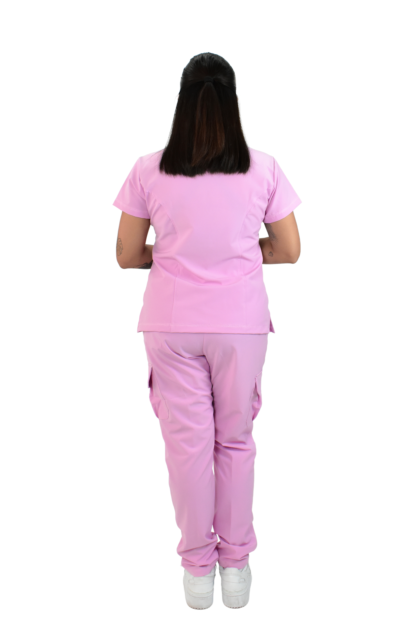Uniforme Quirúrgico M06 Antifluido Stretch Rosa