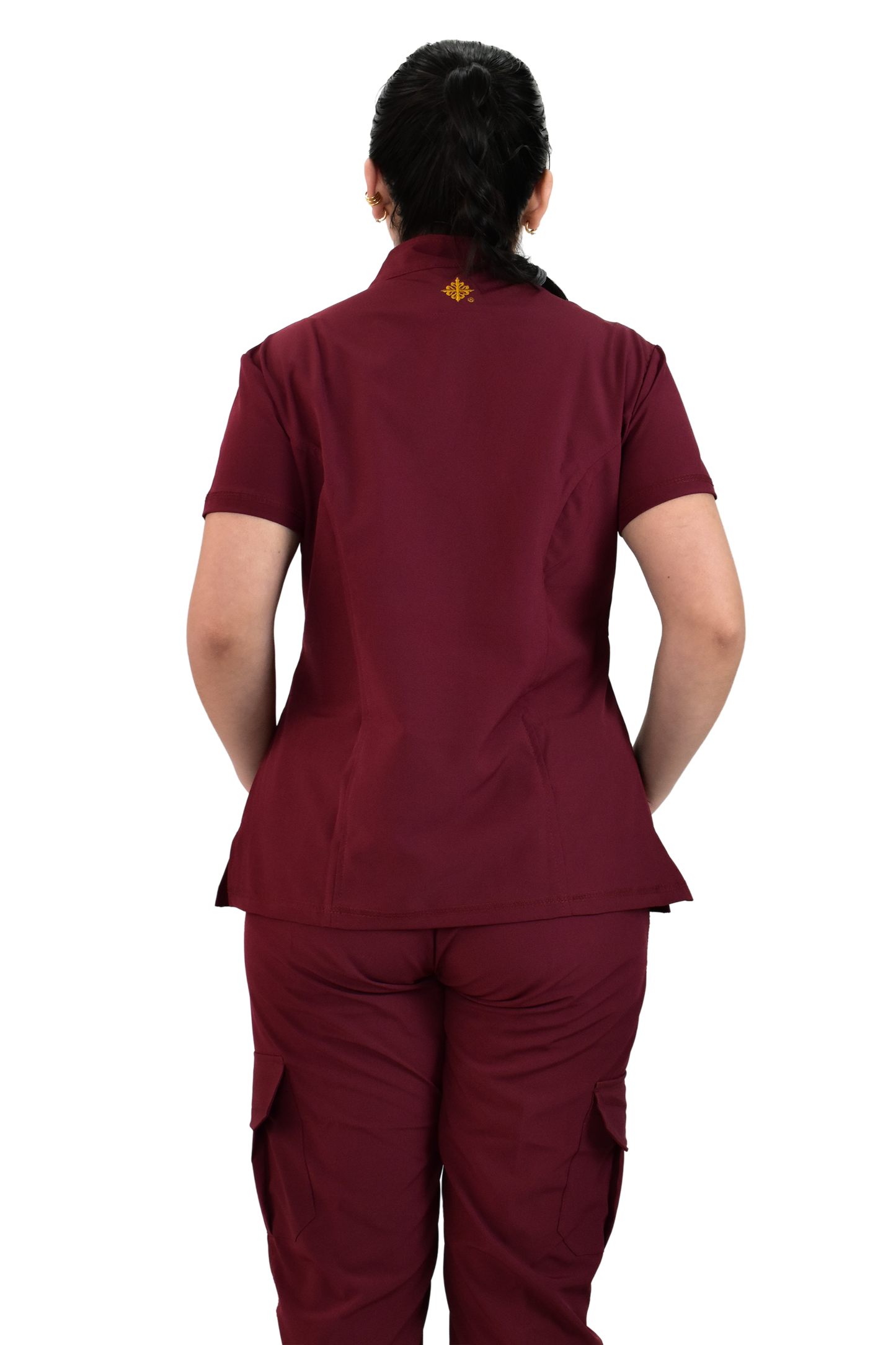 Uniforme Quirúrgico M06 Antifluido Stretch Vino