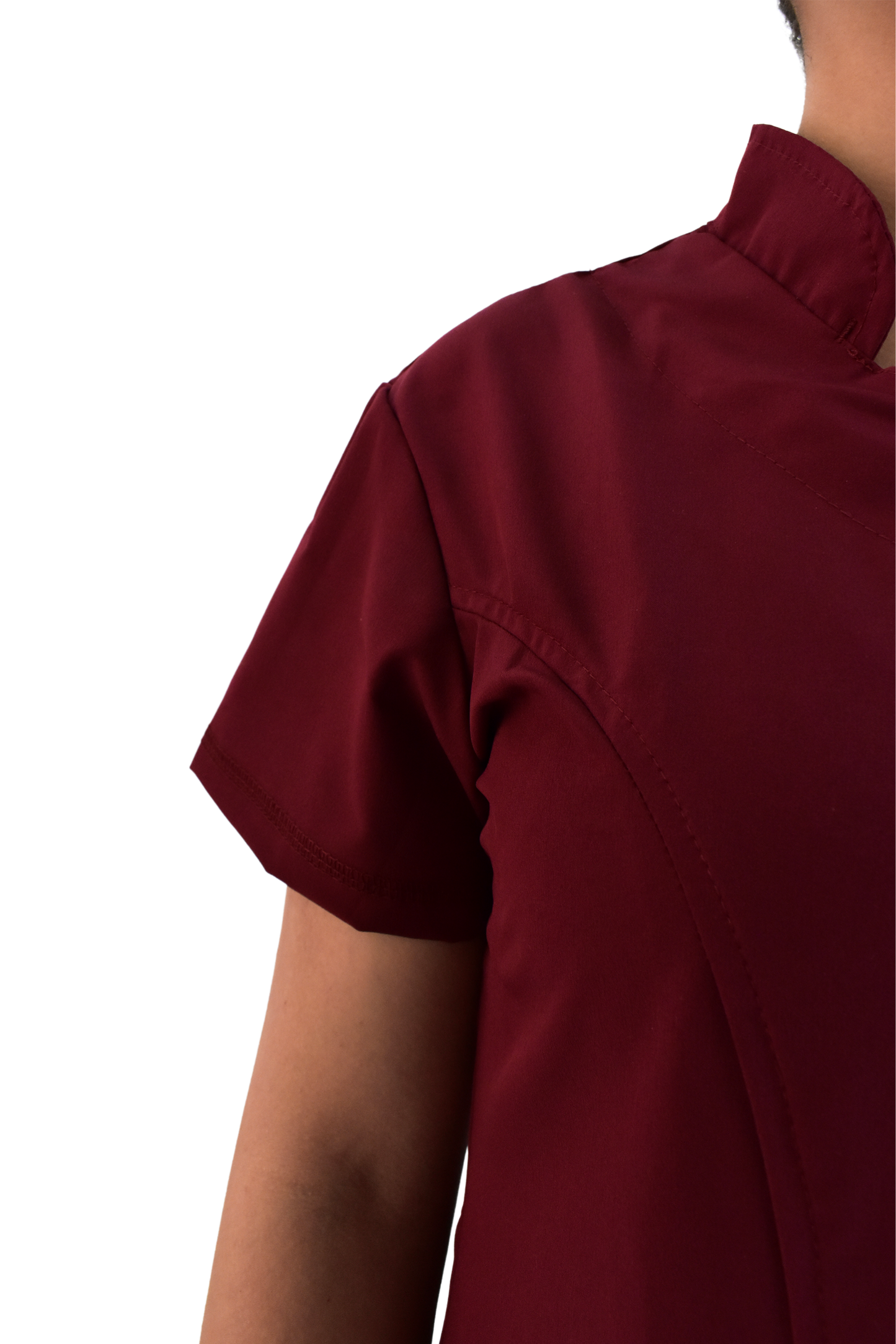 Uniforme Quirúrgico M06 Antifluido Stretch Vino