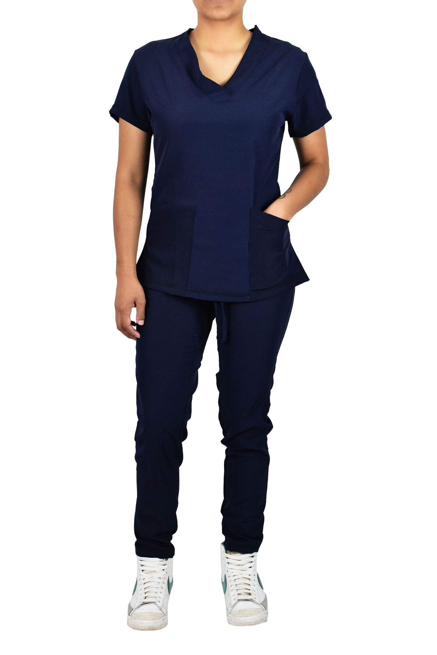 Uniforme Quirúrgico Dama M03 Stretch Azul Marino