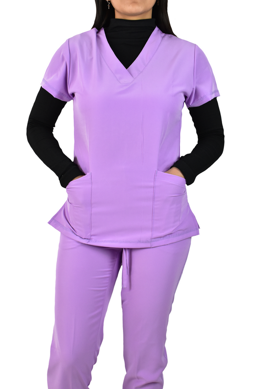 Uniforme Quirúrgico Dama M03 Stretch Lavanda