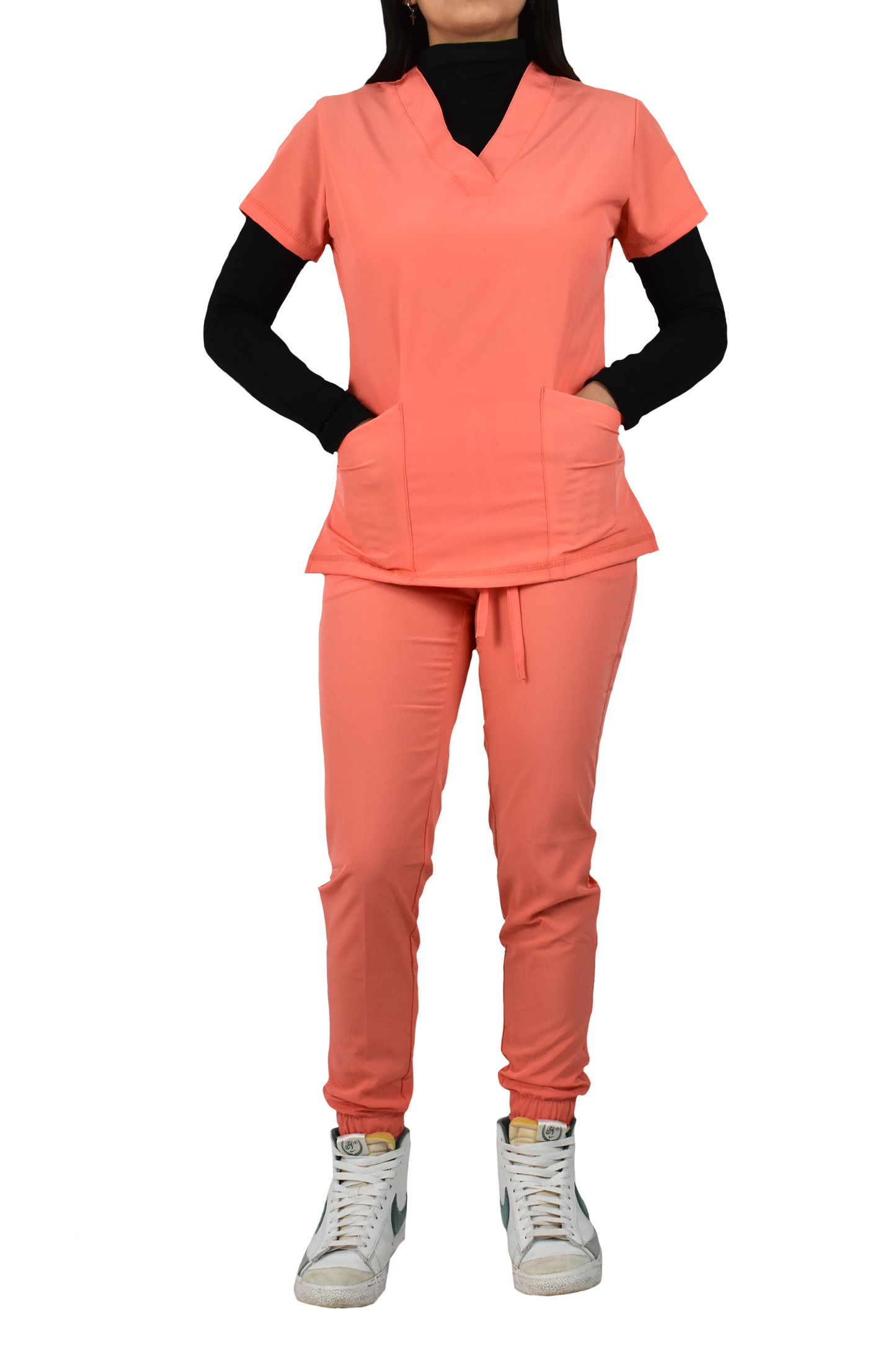 Uniforme Quirúrgico Dama M03 Stretch Mandarina