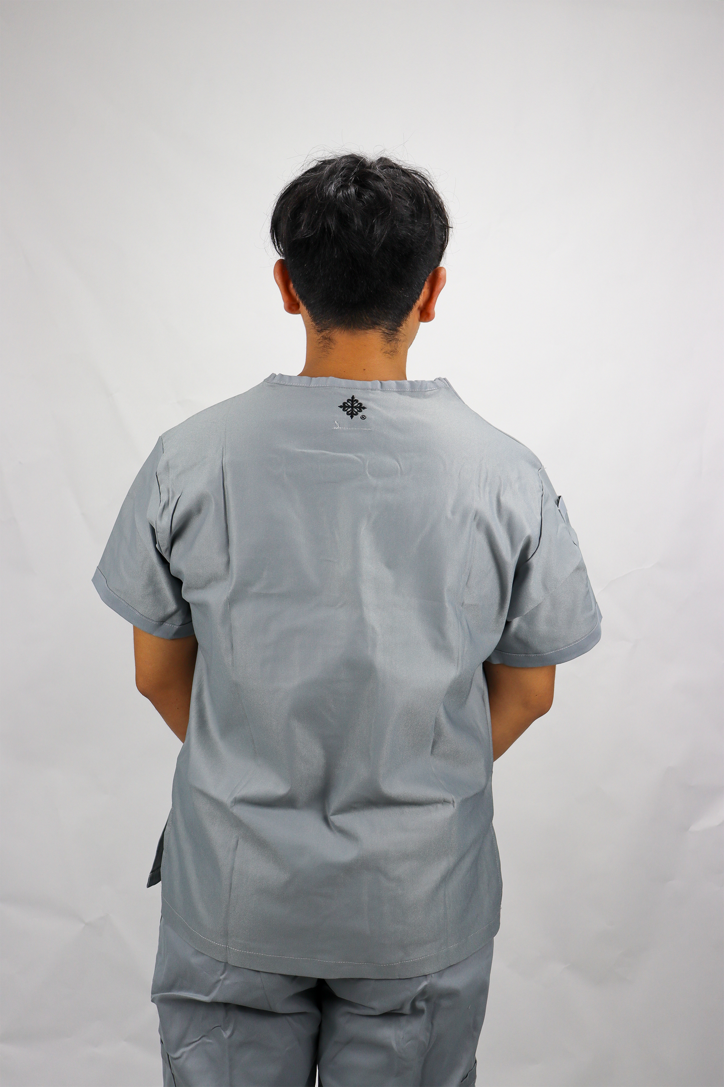 Uniforme Quirúrgico Caballero M01 Stretch Gris Perla