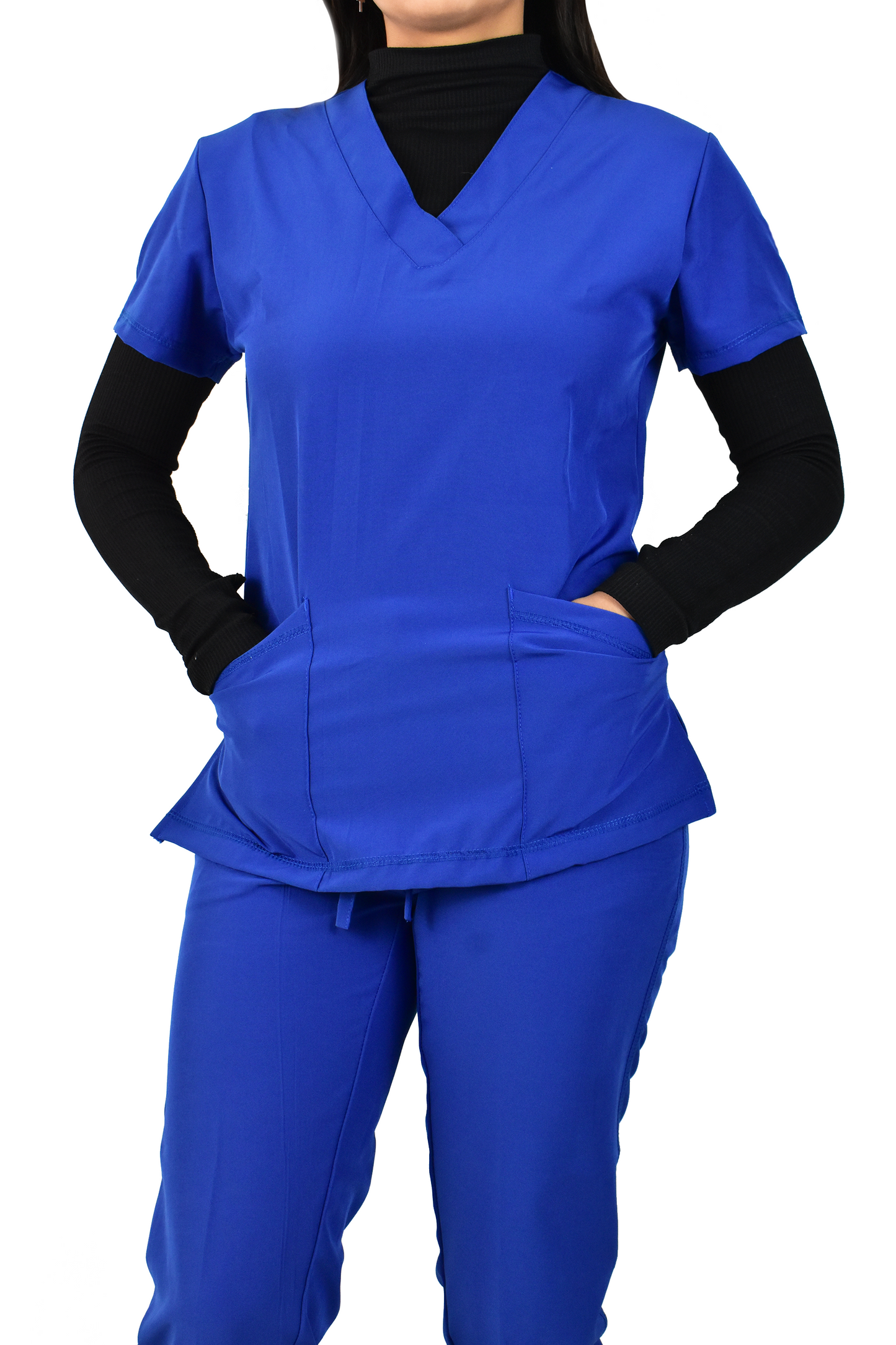 Uniforme Quirúrgico Dama M03 Stretch Azul Rey